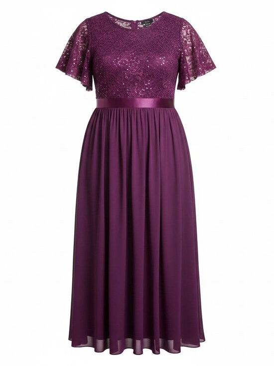 Miusol Dresses & Skirts - Miusol Wine Colored Evening Gown